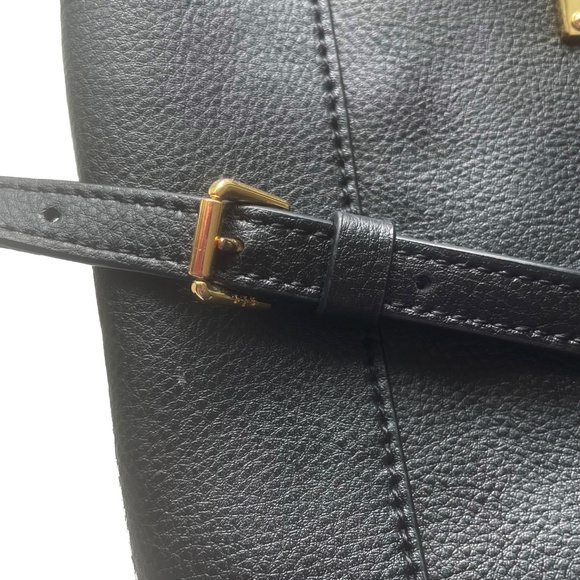 LRL Leather crossbody shoulder bag | Black - Picture 15 of 16